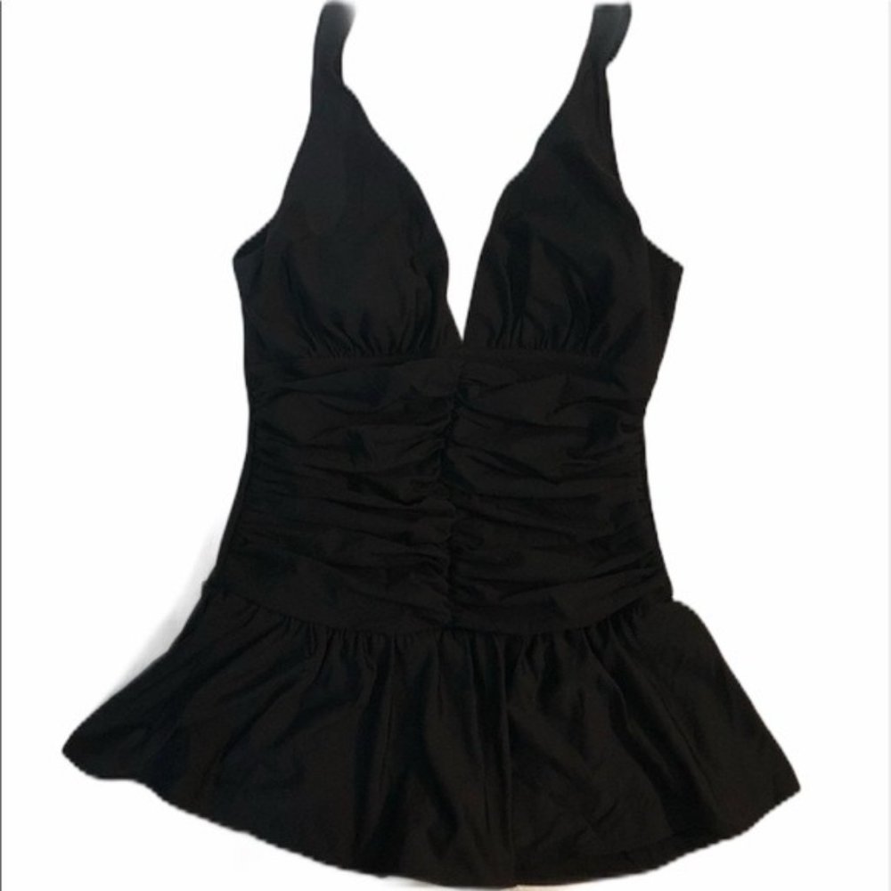 SHAPE FX NWOT Women Bathing Ruched Slimming Suit